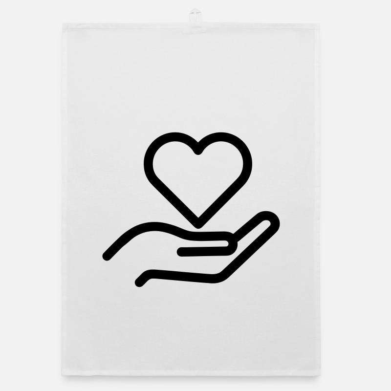 Main coeur Torchon bio