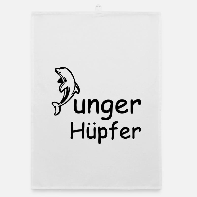 Junger Hüpfer Geschenk Organic Geschirrtuch