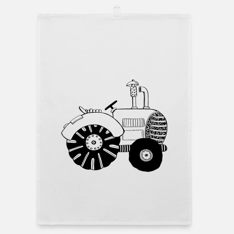 Schicker Traktor - Traktoren - Trecker - Bulldog Organic Geschirrtuch