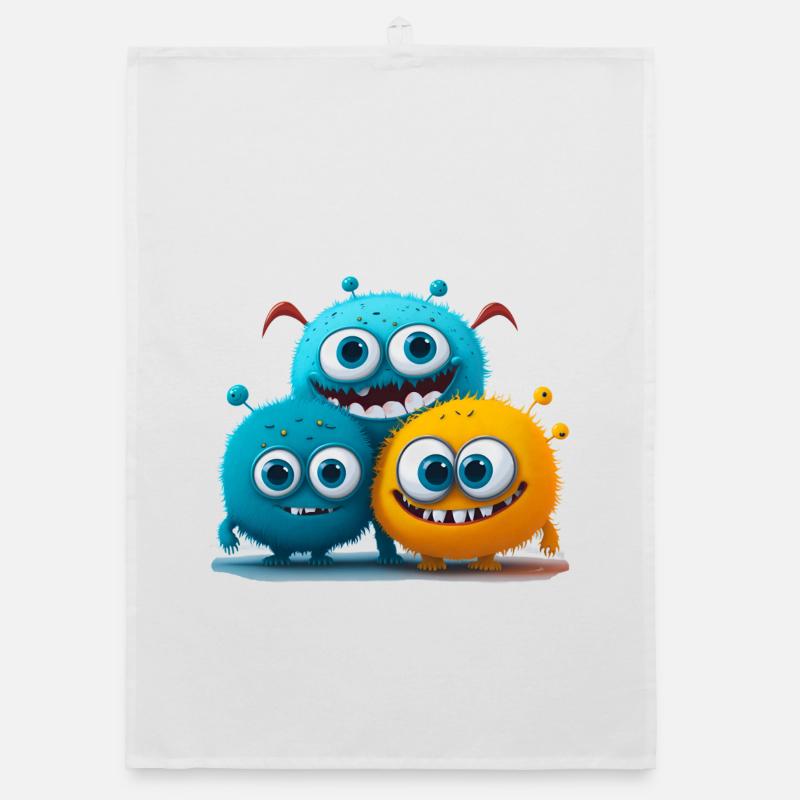 Monsterbande Organic Geschirrtuch
