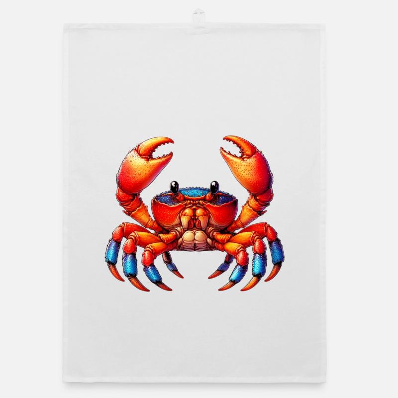 Crab Organic dish towel