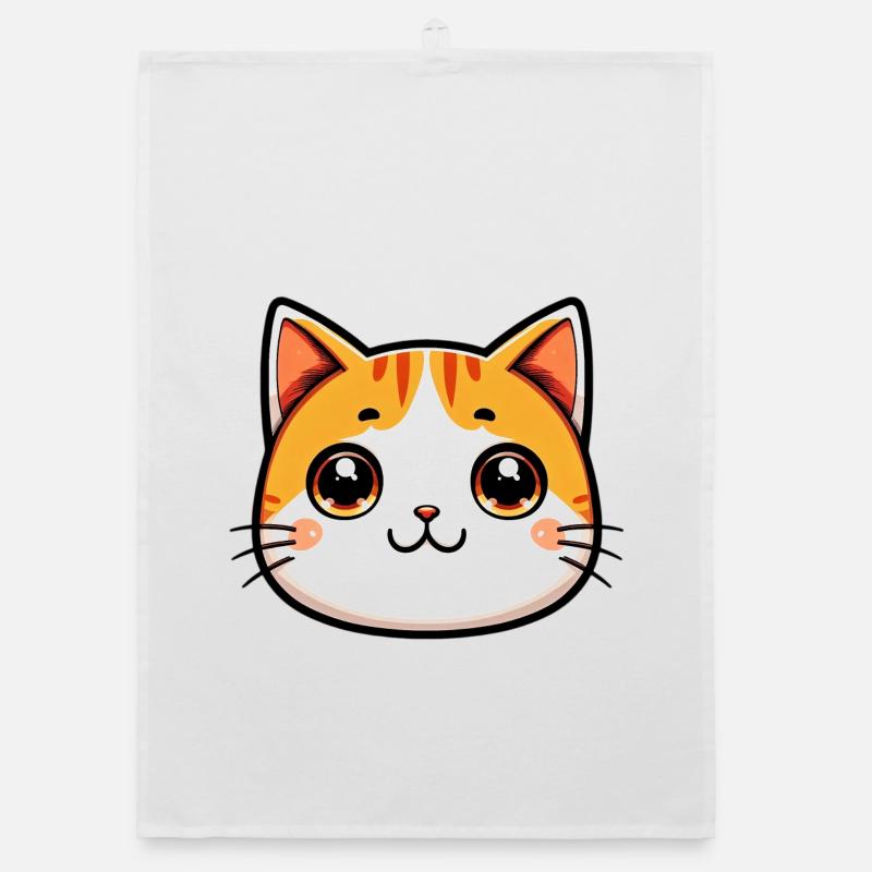 Cat Organic dish towel