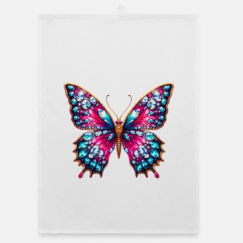 Butterfly Organic dish towel