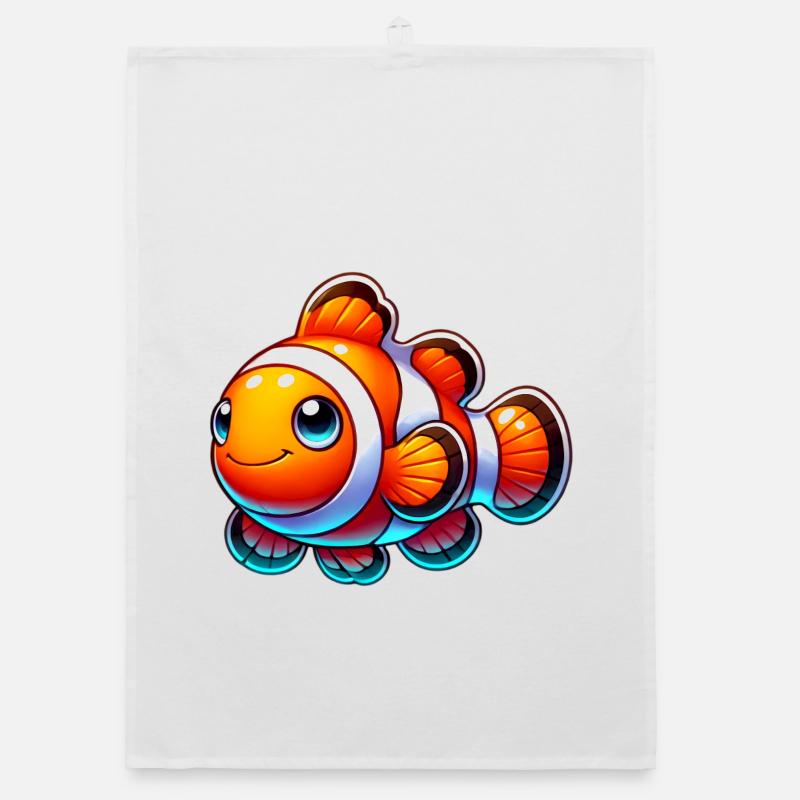 Clownfish Organic dish towel