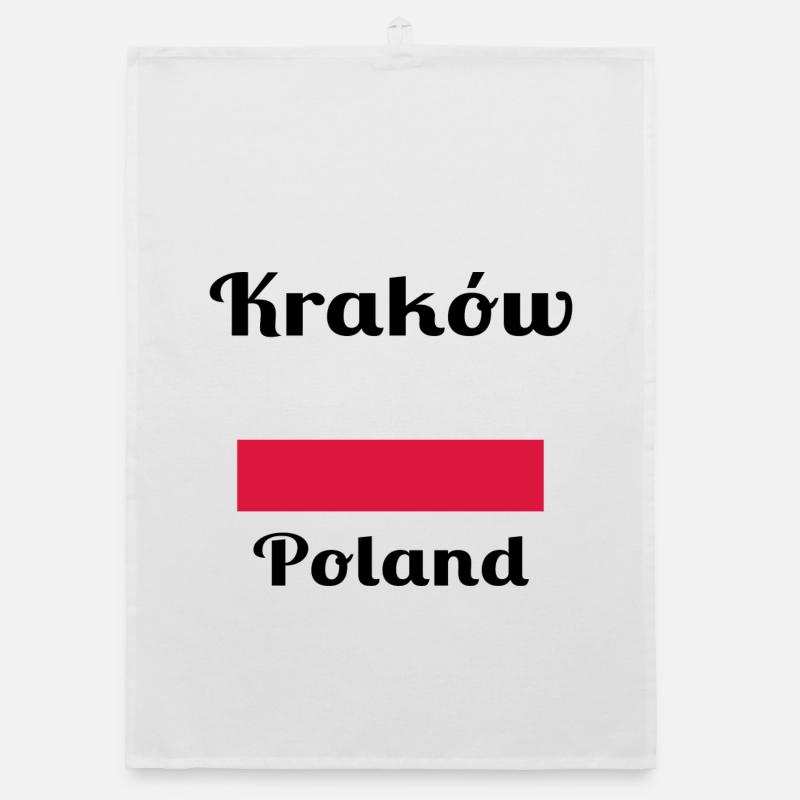 Cracovie, Pologne - Imprimés élégants Torchon bio