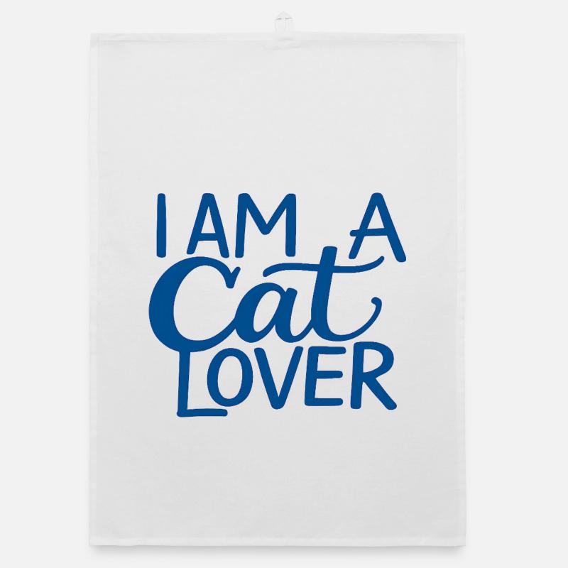 Ich bin ein Katzenliebhaber Organic Geschirrtuch