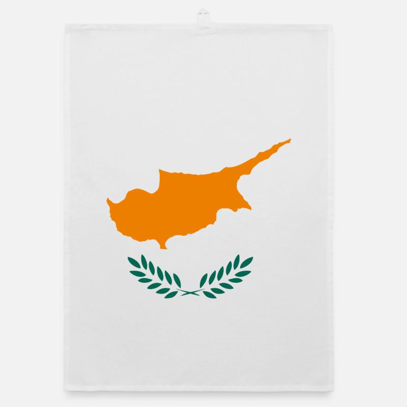 Pavillon de Chypre Drapeau de la République de Chypre Chypre Torchon bio