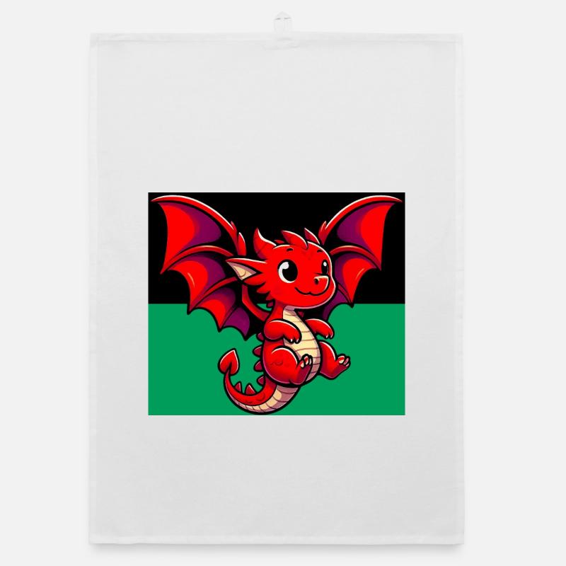 Drache Organic Geschirrtuch