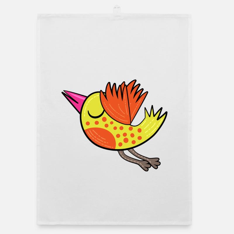 Petit Oiseau Jaune Torchon bio