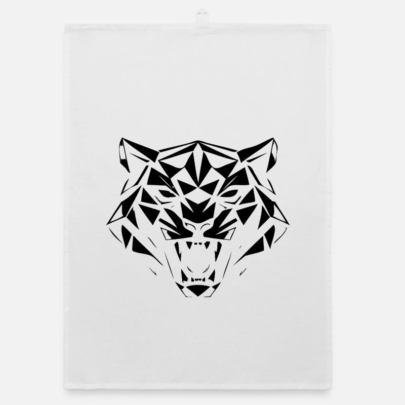 Puissance du tigre – Force & élégance Torchon bio