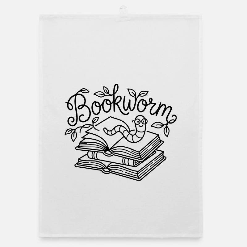 Bookworm Organic dish towel