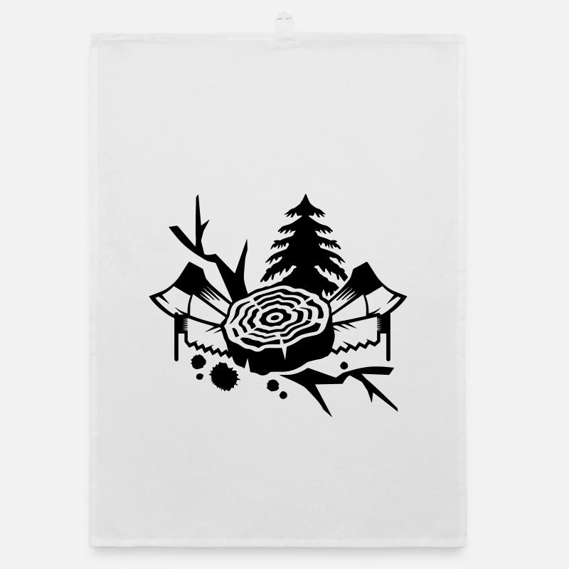 Tools for lumberjacks Organic dish towel