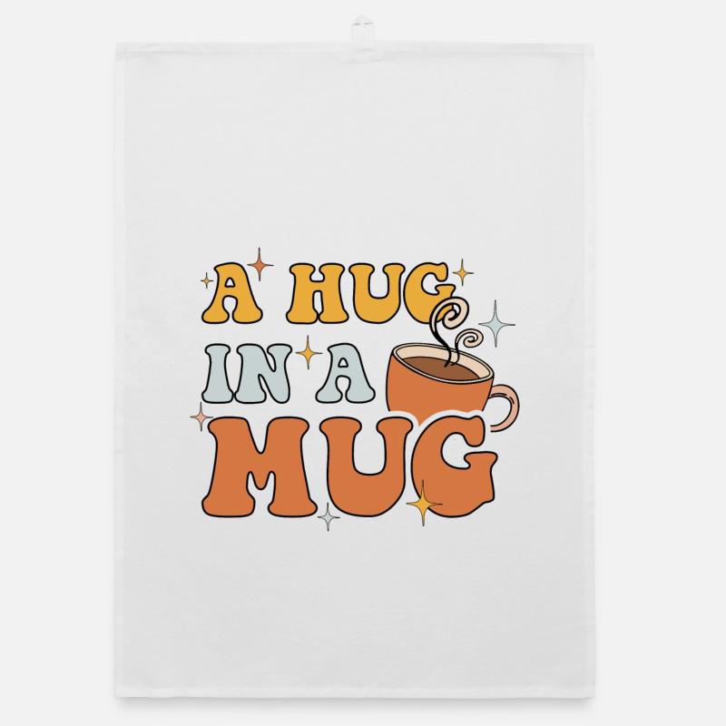 A Hug in a Mug Organic dish towel