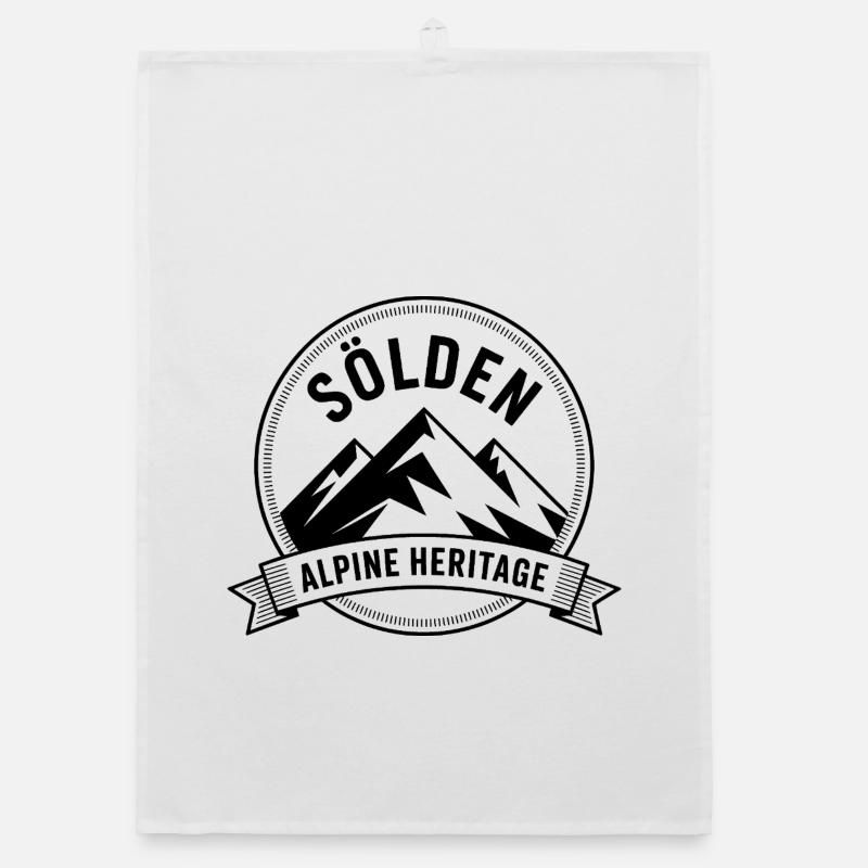 Sölden - Souvenir Design Torchon bio