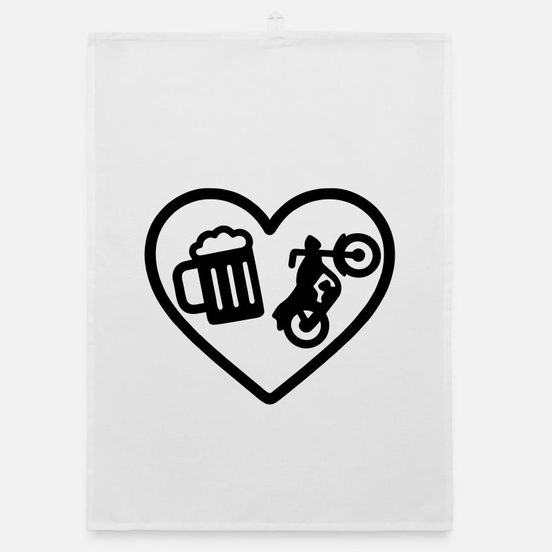 Cuore Moto Birra Organic dish towel