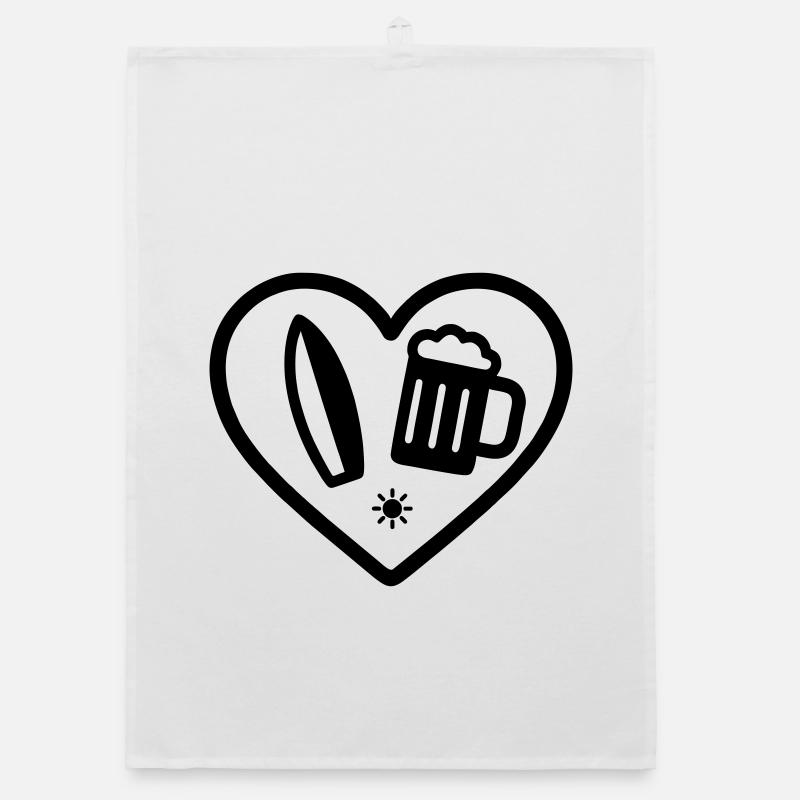 Bière Heart Surf Torchon bio