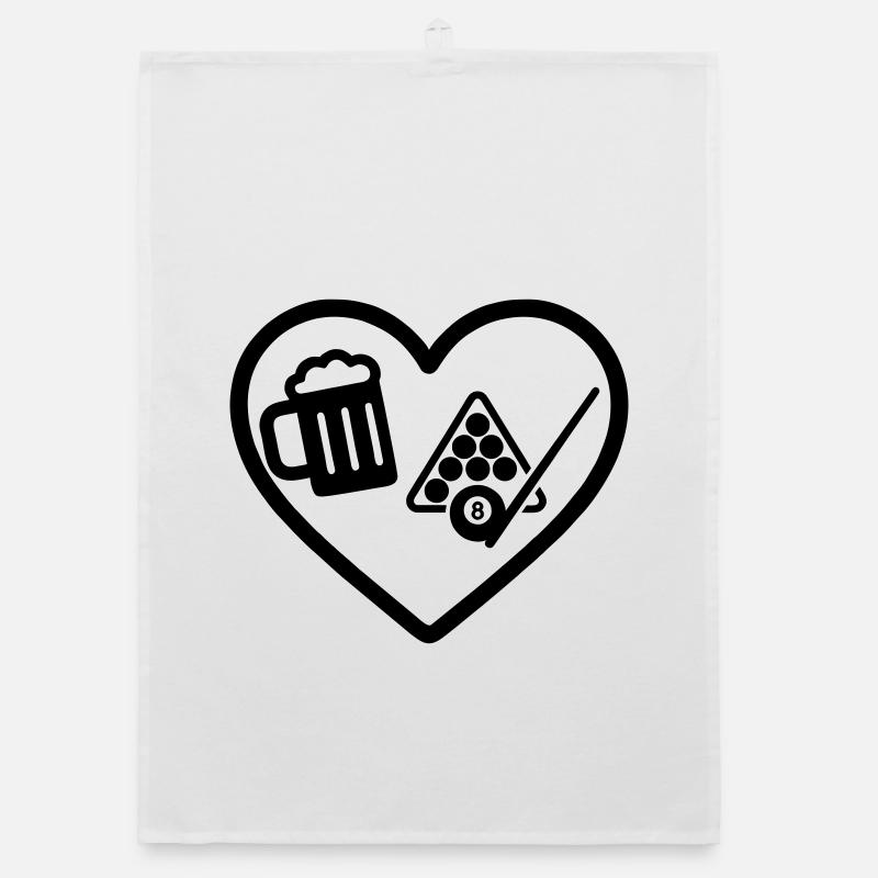 Bière de billard Heart Torchon bio