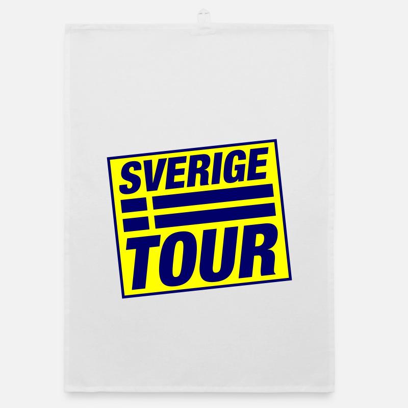 Drapeau du circuit de Suède Torchon bio