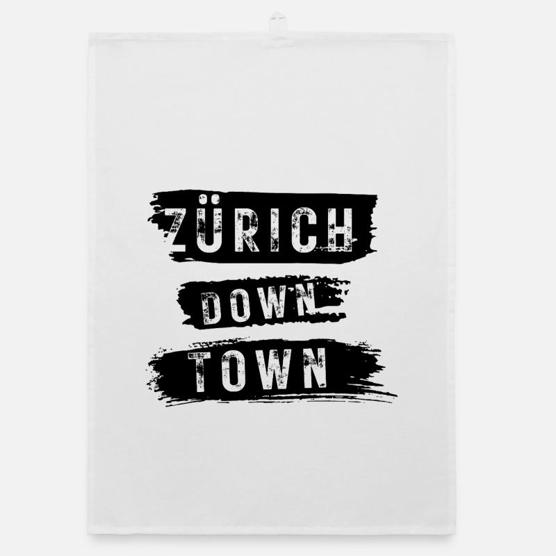 Zurich Down Town Organic dish towel