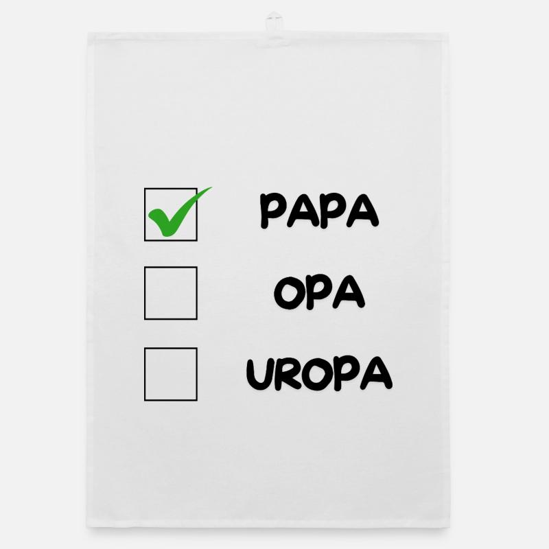 PAPA Checkliste Organic Geschirrtuch