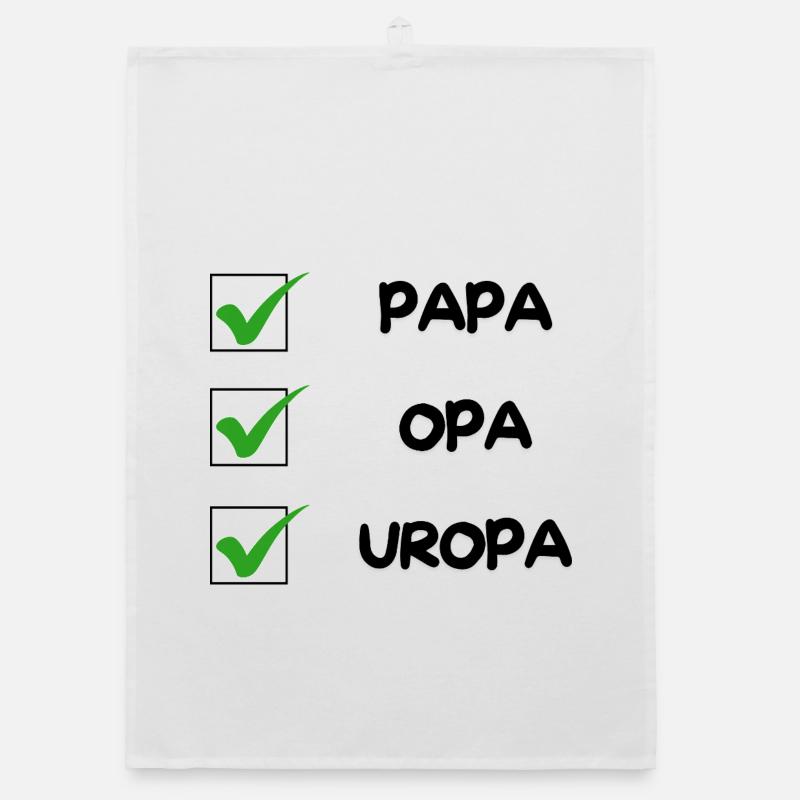 UROPA Checkliste Organic Geschirrtuch