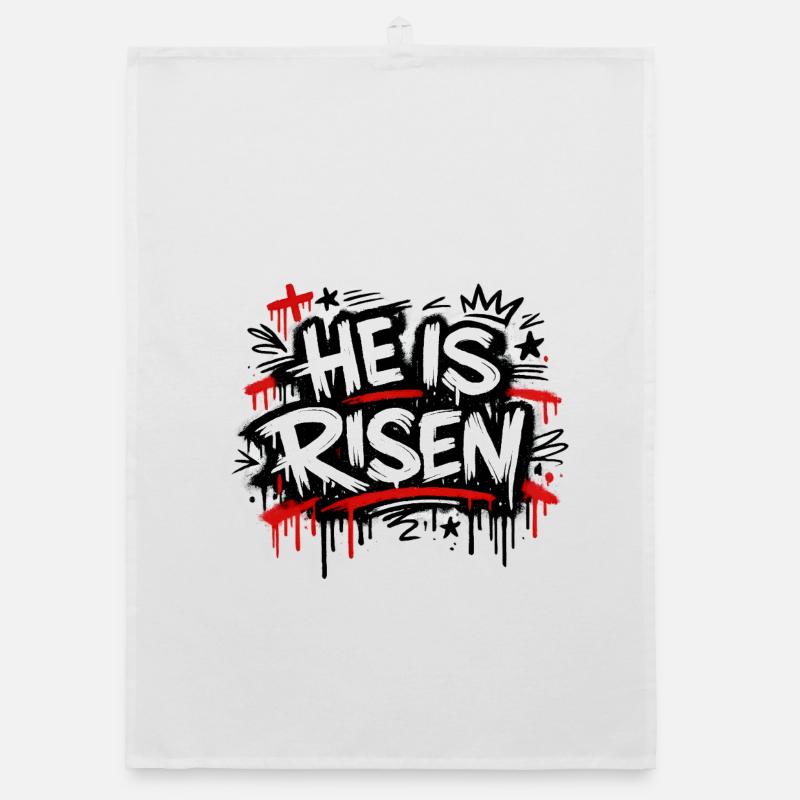 he is risen Organic dish towel
