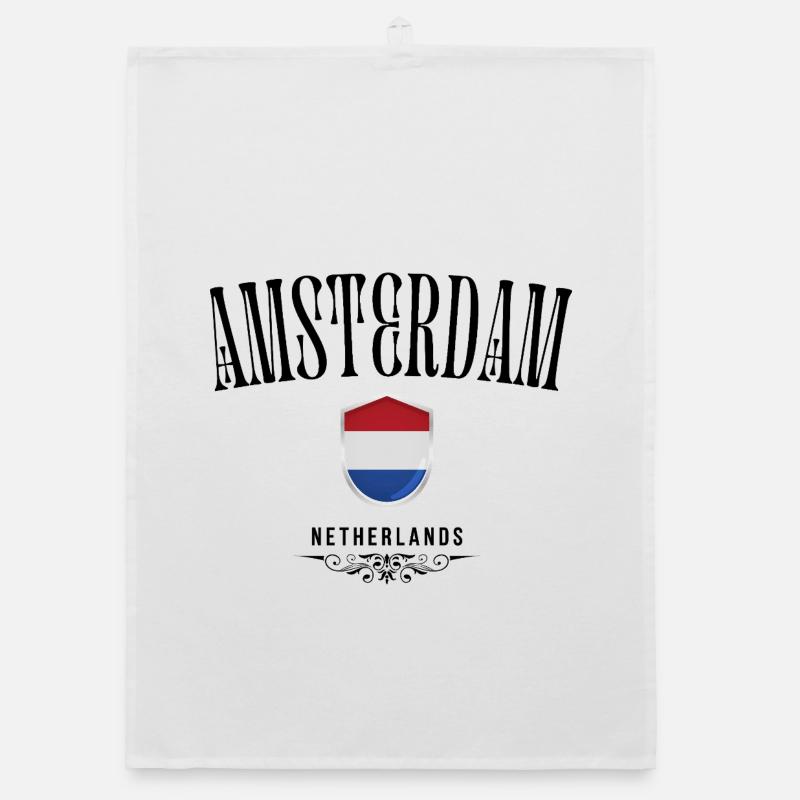Souvenir Amsterdam, design élégant Amsterdam Torchon bio