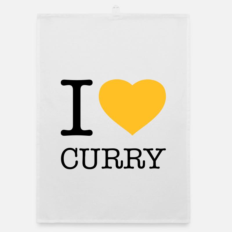 J’ADORE LE CURRY Torchon bio