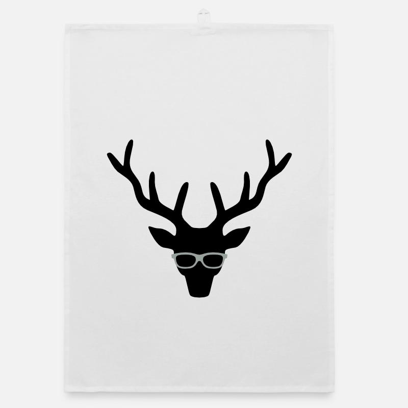 cool deer Organic dish towel