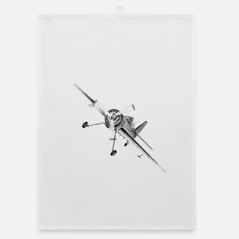 plane Organic dish towel