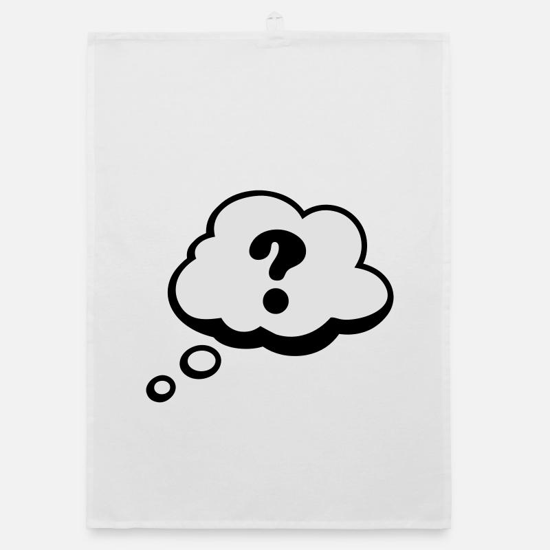 Bulle Comiques point d'interrogation Torchon bio