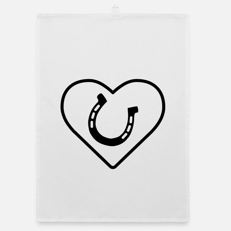 horseshoe Organic dish towel