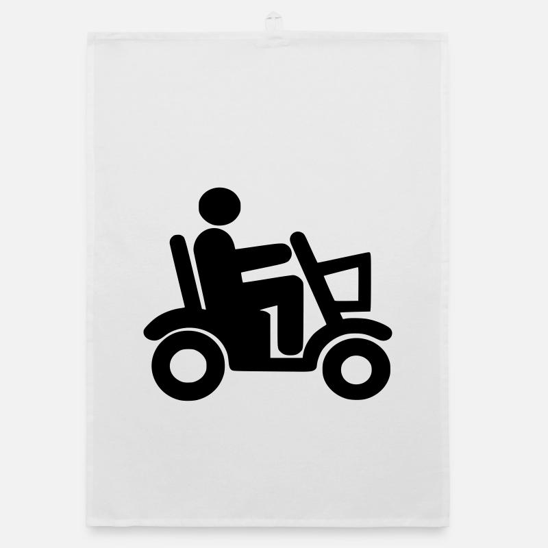 Scooter de mobilité, Fauteuil roulant, Roller, Handicapé # Torchon bio