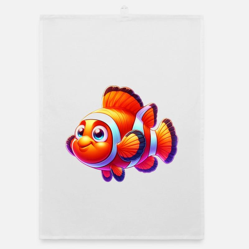 Clownfisch Organic Geschirrtuch