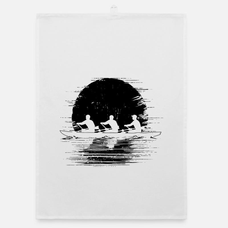 Rowing team Organic dish towel