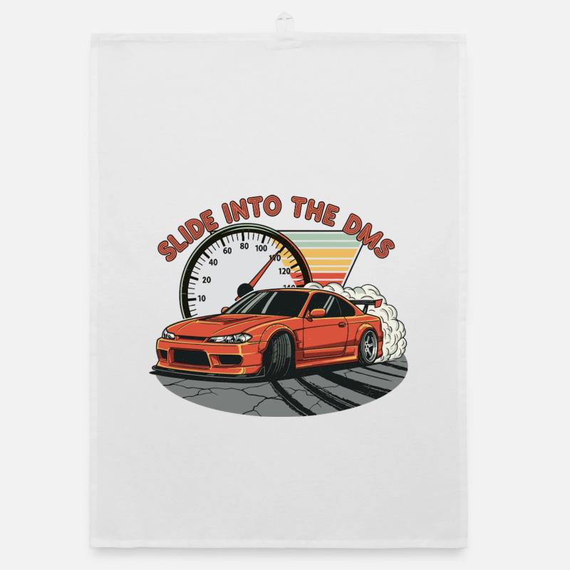 Slide into the DMS Organic dish towel