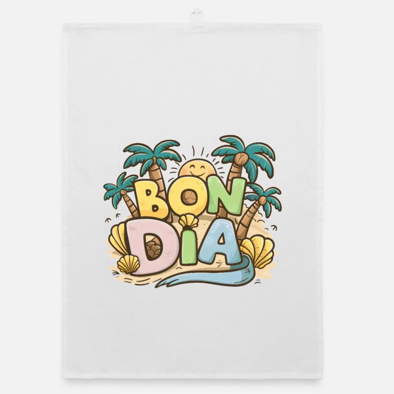 Gift Souvenir Bon Dia Cultural Expression Cata Organic dish towel