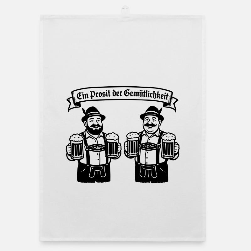 Bier männer - Ein Prosit der Gemütlichkeit Torchon bio
