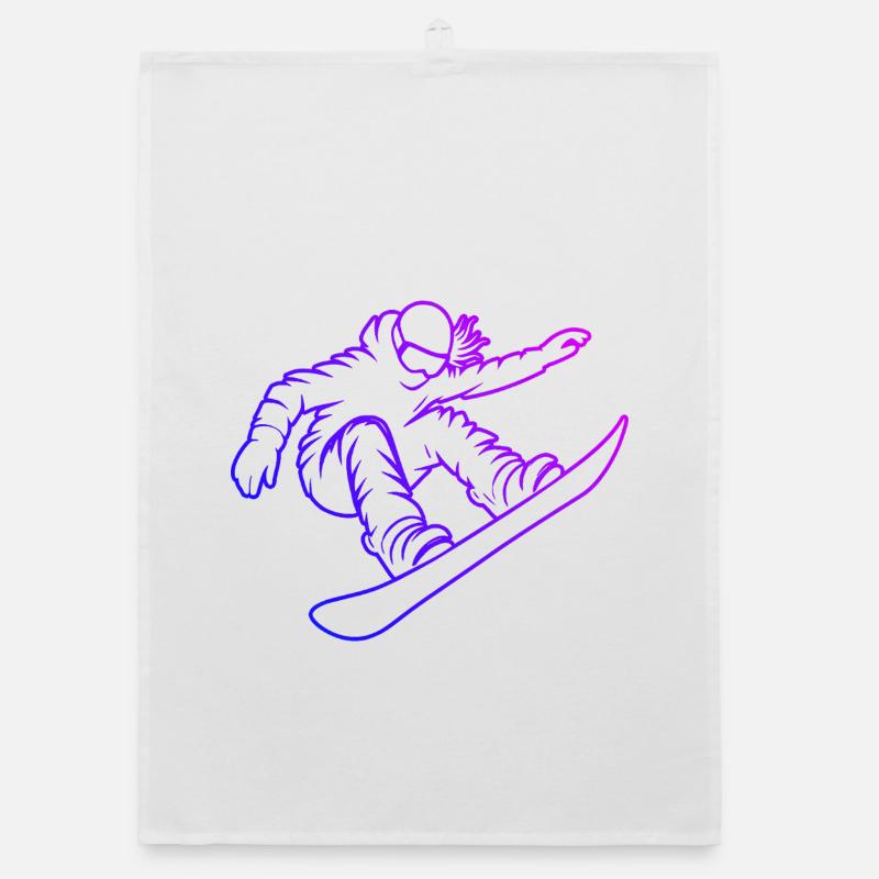 Conception compacte de snowboard pour snowboard Torchon bio