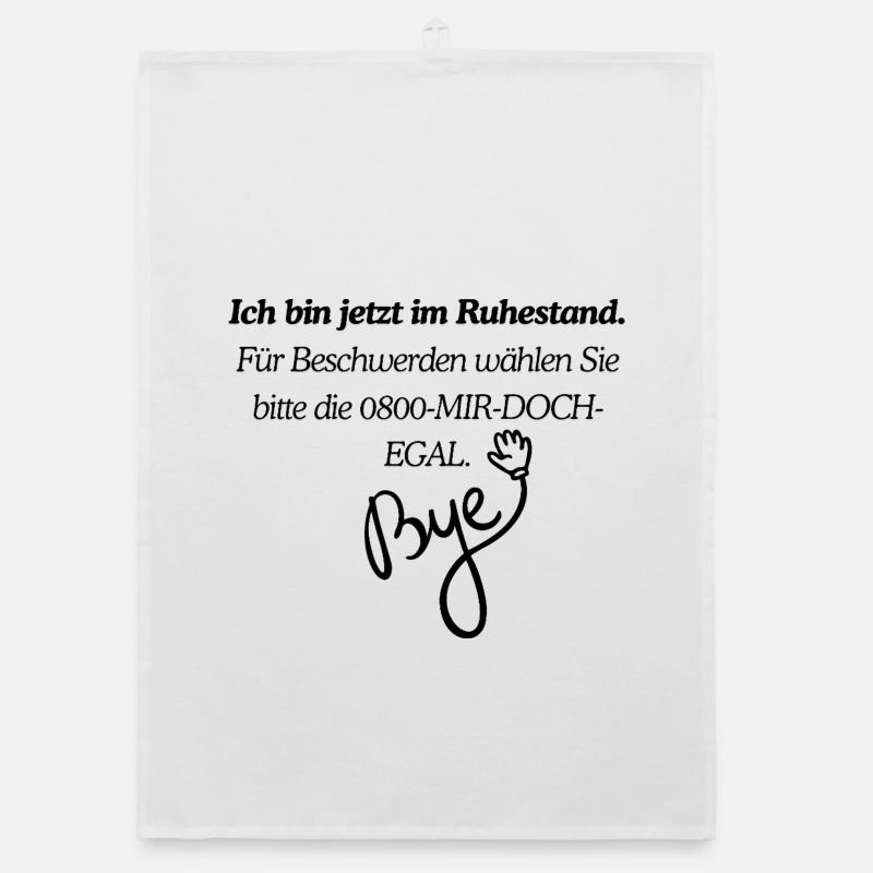 Ruhestand Design Organic Geschirrtuch