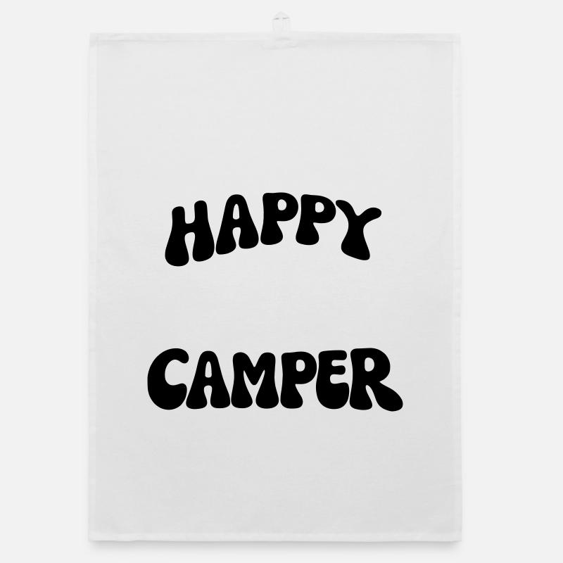 Campeur heureux Torchon bio