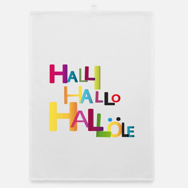 Halli Hallo Hallöle Organic Geschirrtuch