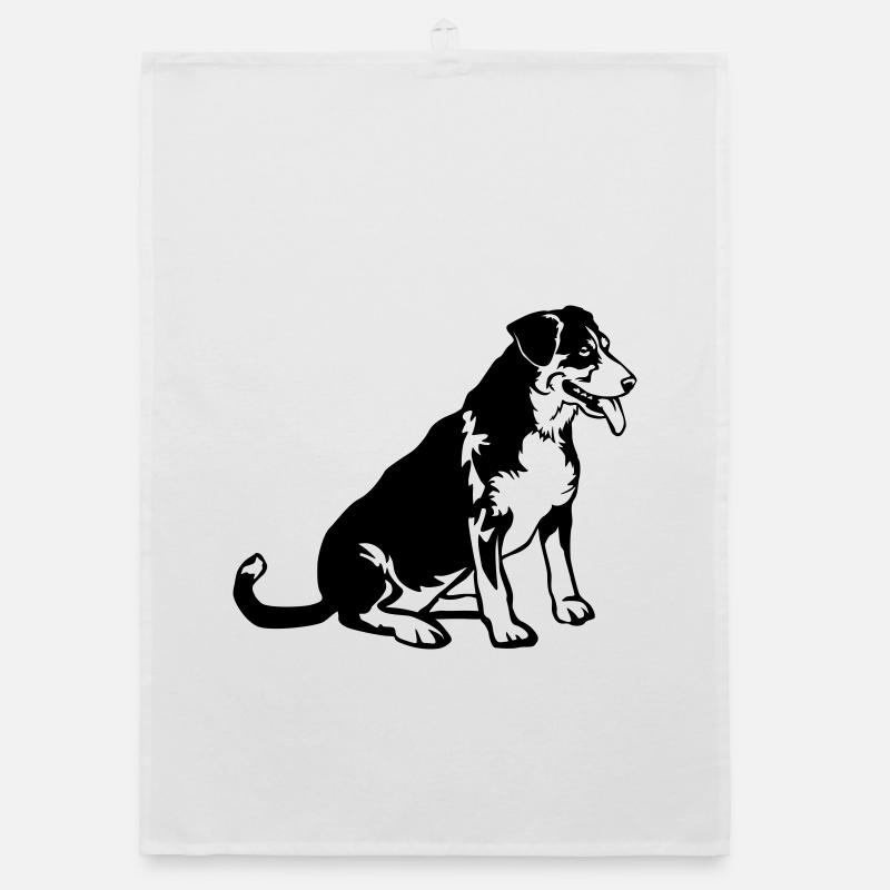Entlebucher Sennenhund Organic Geschirrtuch