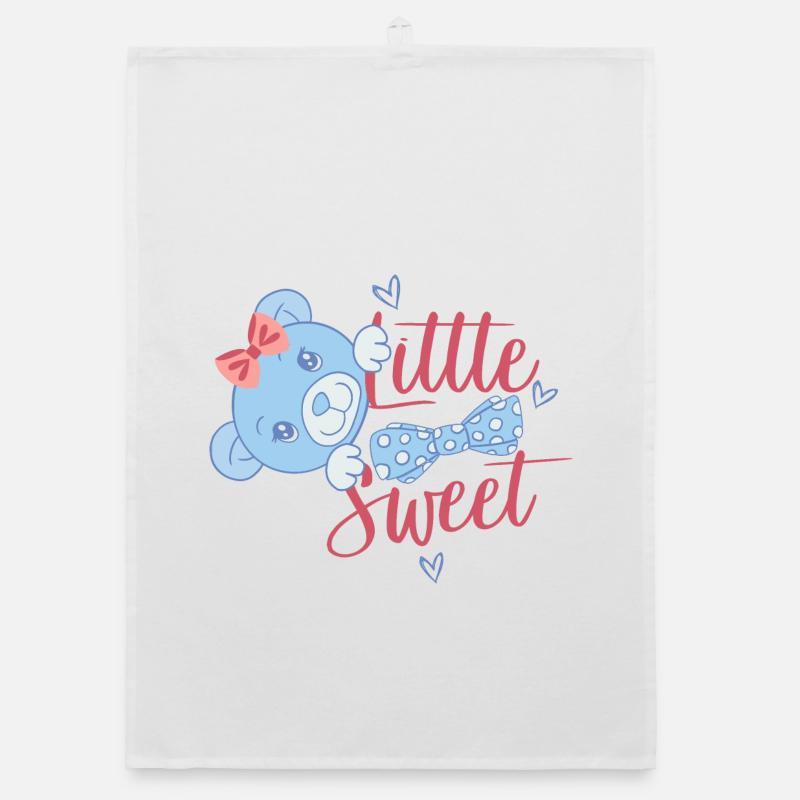 Cute teddy bear Organic dish towel