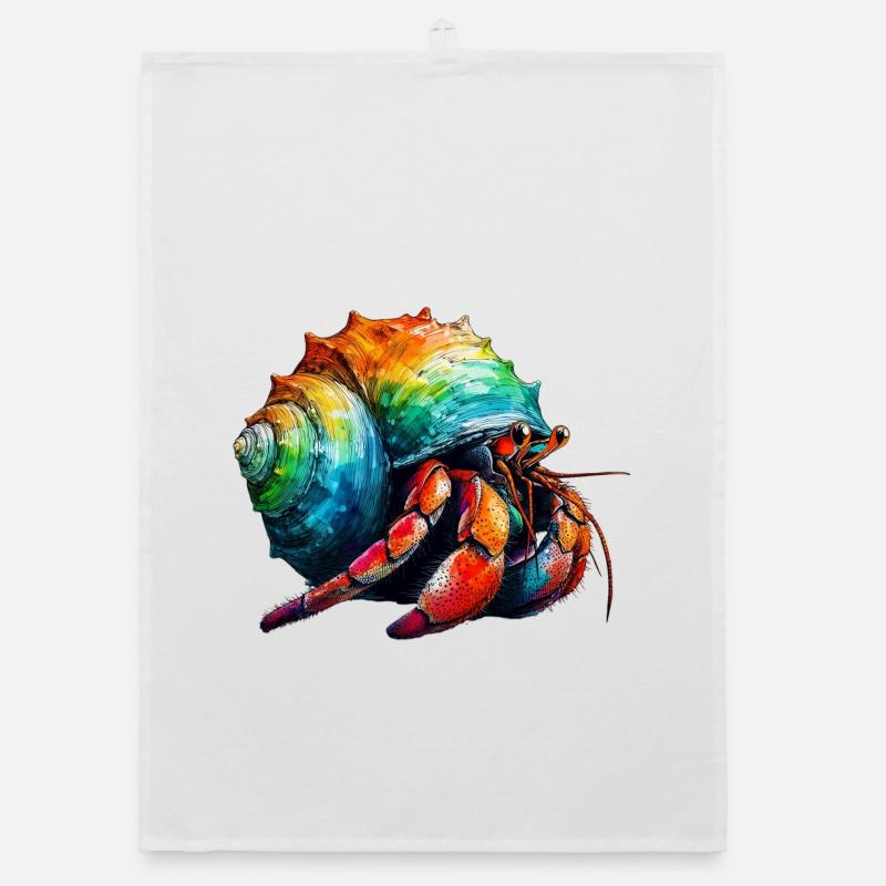 Hermit crab Organic dish towel