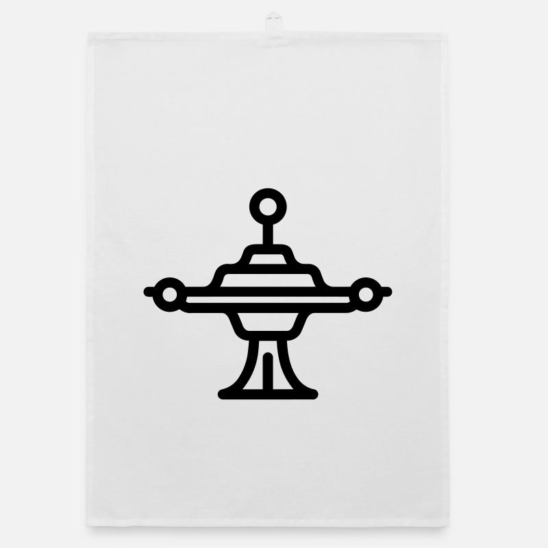 space station Organic dish towel