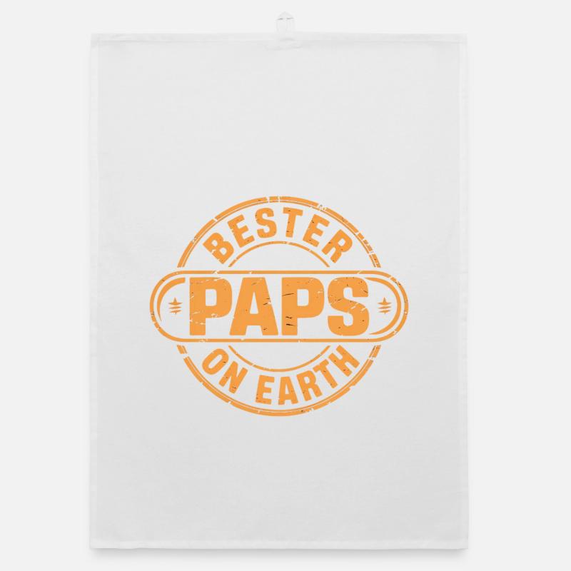 Bester Paps Vatertag Organic Geschirrtuch