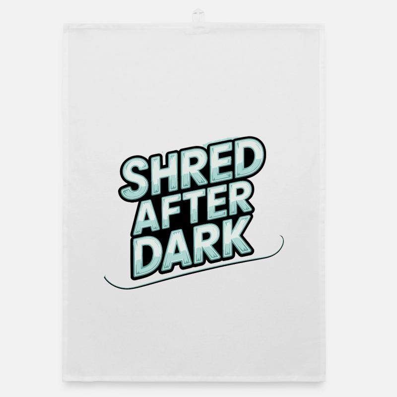 Shred after midnight Organic dish towel