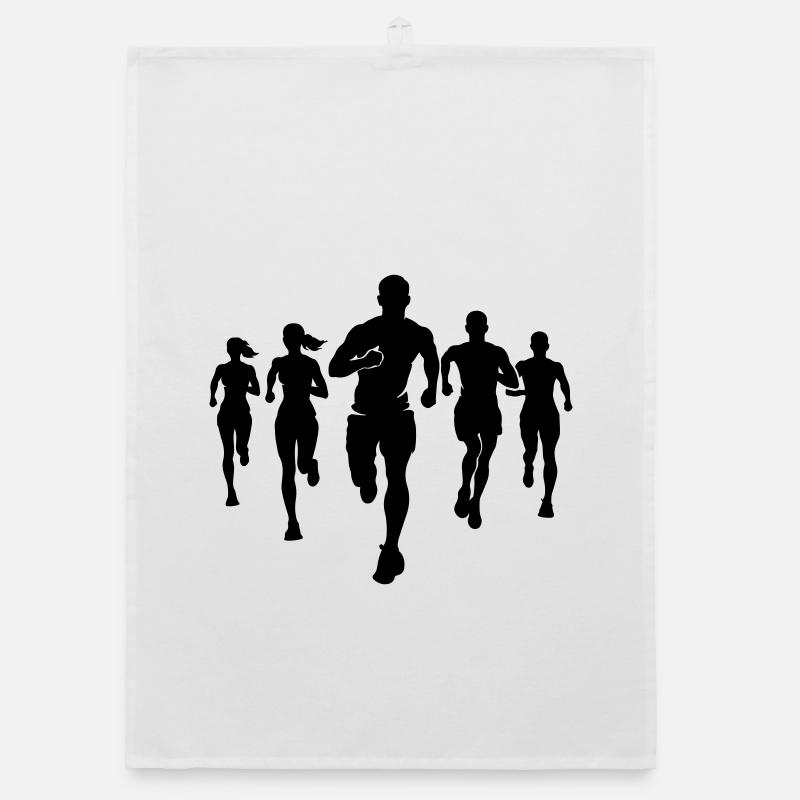 Marathon par équipe Marathon Silhouette Torchon bio