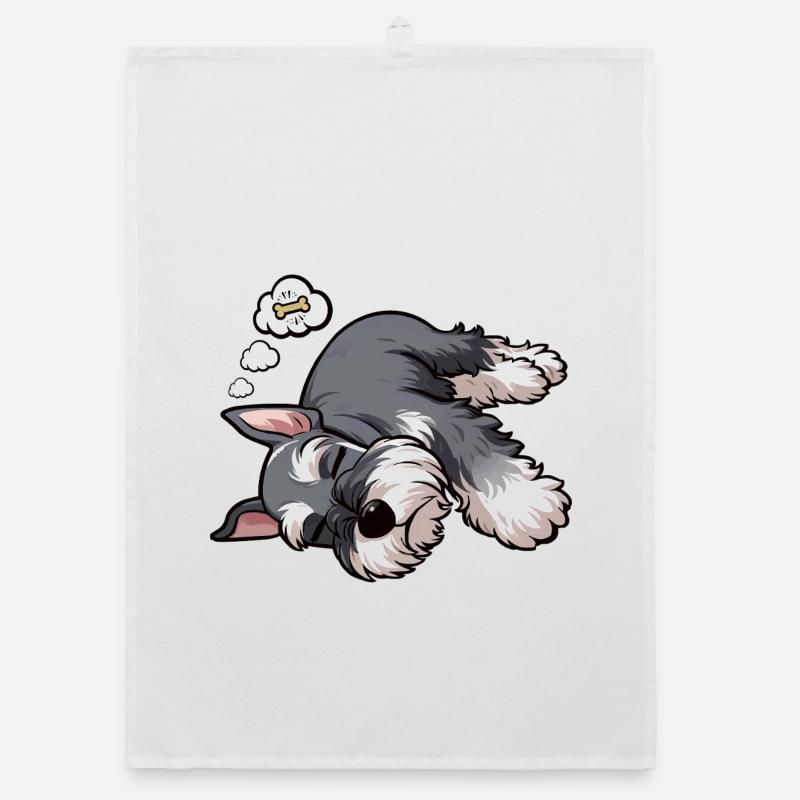 Schnauzer géant Schnauzer Propriétaire de Schnauzer Torchon bio